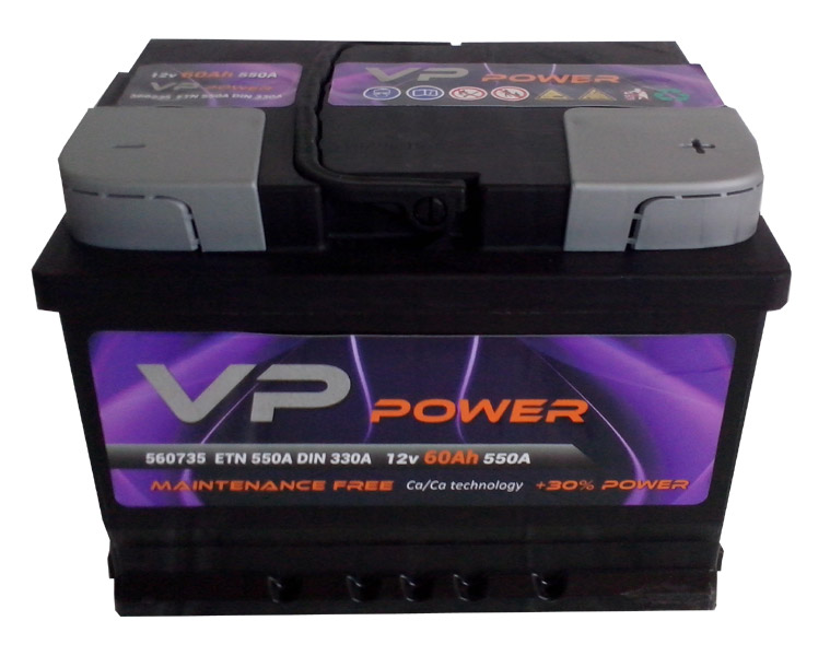 Akumulator VP POWER 60AH D+
