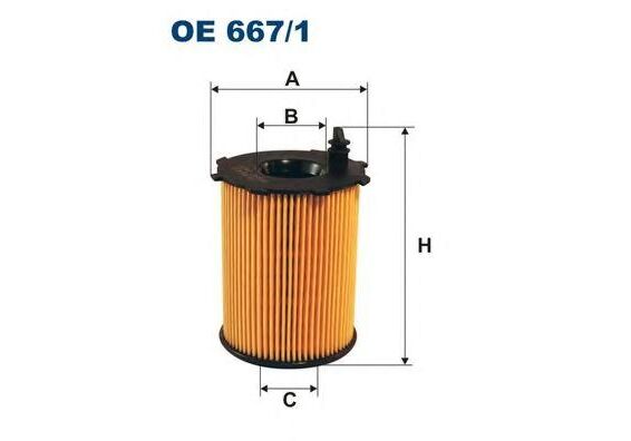 Filter ulja OE667/1