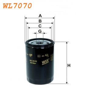 Filter ulja WL7070
