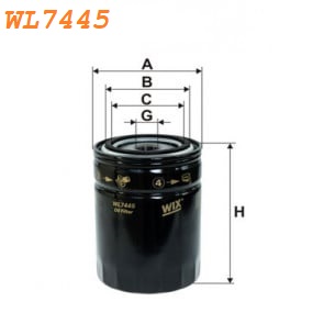 Filter ulja WL7445