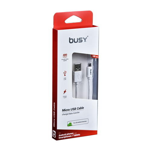 Micro USB kabl 1m PVC